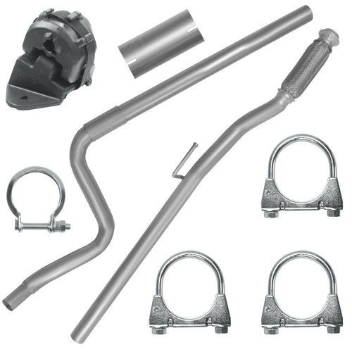 Abgasrohr Auspuff für Peugeot 207 1 I (02.2006-12.2015) 1.4 HDI Fließheck_1