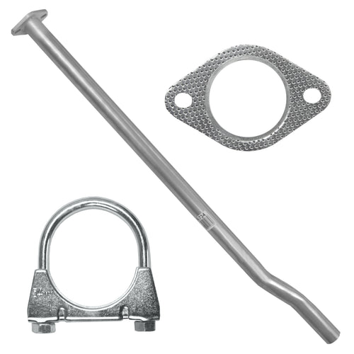Abgasrohr Auspuff für Seat Leon 2 II (05.2005-08.2013) 1.4 TSI Fließheck_1