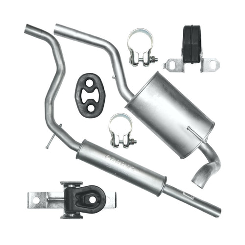 Auspuffanlage Schalldämpferset Auspuff für Volkswagen Lupo 1 I (10.1998-08.2005) 1.0i Fließheck_1