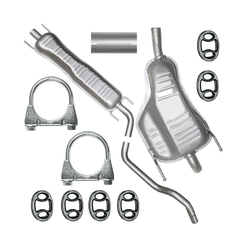 Auspuffanlage Schalldämpferset Auspuff für Opel Zafira 2 II B (07.2005-12.2014) 1.8 Van_1