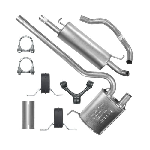 Auspuffanlage Schalldämpferset Auspuff für Volkswagen Passat B5 (10.2000-06.2005) 1.6i Kombi Variant, Limousine_1