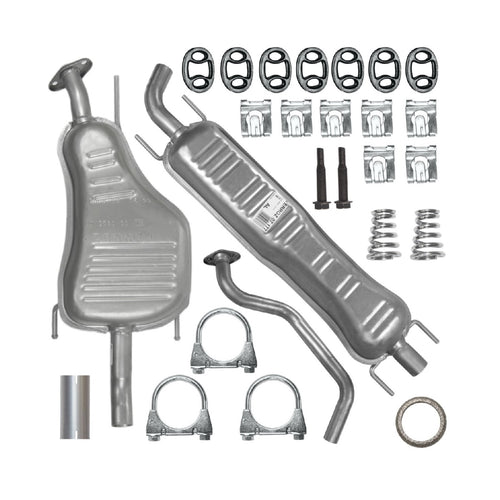 Auspuffanlage Schalldämpferset Auspuff für Opel Zafira 1 I A (04.1999-06.2005) 2.2i Van_1