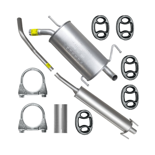 Auspuffanlage Schalldämpferset Auspuff für Opel Corsa 3 III C (09.2000-07.2006) 1.0i 12V Fließheck_1