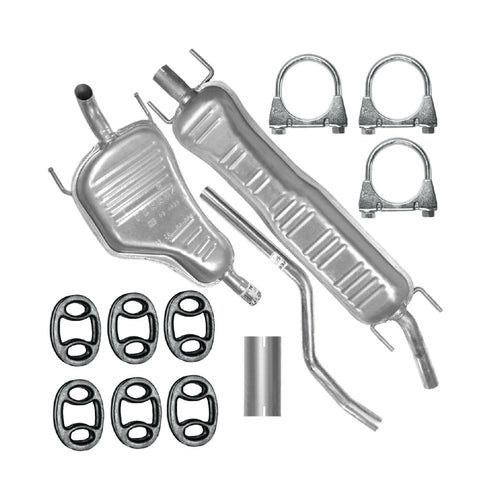 Auspuffanlage Schalldämpferset Auspuff für Opel Astra 3 III H (03.2004-12.2010) 1.6i Kombi Caravan_1