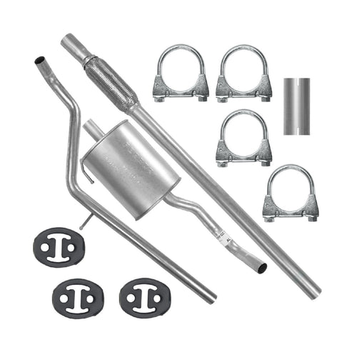 Auspuffanlage Schalldämpferset Auspuff für Fiat Panda 2 II (01.2003-12.2012) 1.2i Fließheck_1