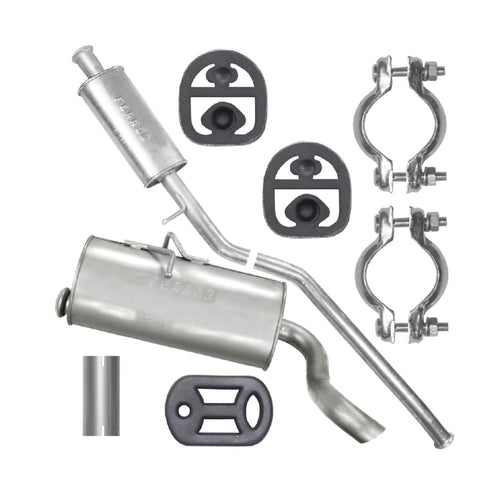 Auspuffanlage Schalldämpferset Auspuff für Peugeot Partner 1 I (01.1996-01.2002) 2.0 HDI Van_1