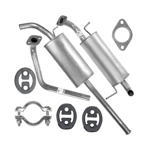 Auspuffanlage Schalldämpferset Auspuff für Hyundai Getz 1 I TB (05.2002-02.2009) 1.3i 12V Fließheck_1
