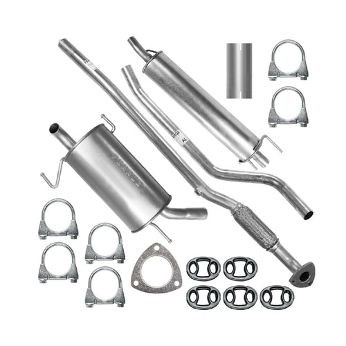 Auspuffanlage Schalldämpferset Auspuff für Opel Corsa 3 III C (09.2000-07.2006) 1.0i 12V Fließheck_1