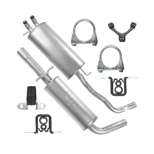 Auspuffanlage Schalldämpferset Auspuff für Volkswagen Golf 4 IV (10.1997-07.2006) 1.6 FSI 1.8i 2.0i Fließheck_1