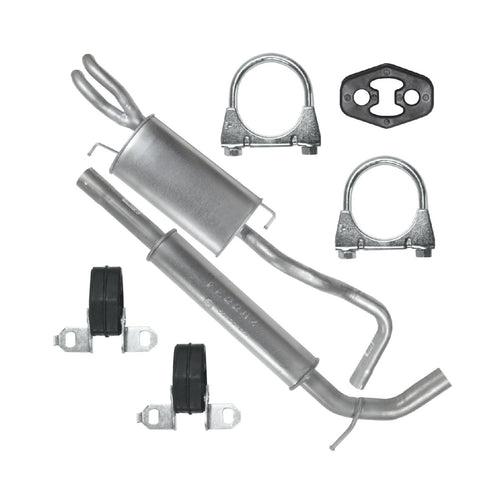 Auspuffanlage Schalldämpferset Auspuff für Volkswagen Polo 3 III 6N (10.1994-10.2001) 1.7 SDI 1.9 SDI 1.9 TDI Kombi Variant, Limousine_1
