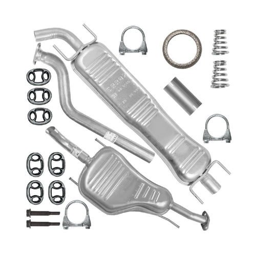 Auspuffanlage Schalldämpferset Auspuff für Opel Astra 2 II G (03.1998-12.2009) 2.0 DI 2.2 DTI Kombi Caravan_1