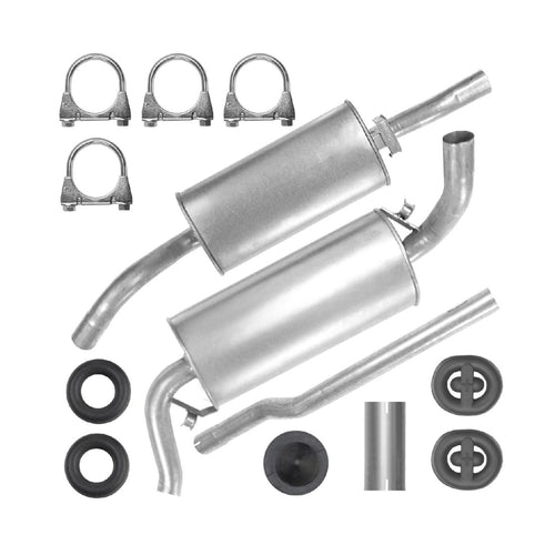 Auspuffanlage Schalldämpferset Auspuff für Audi Coupe B3 (10.1988-12.1996) 1.8 2.0_1
