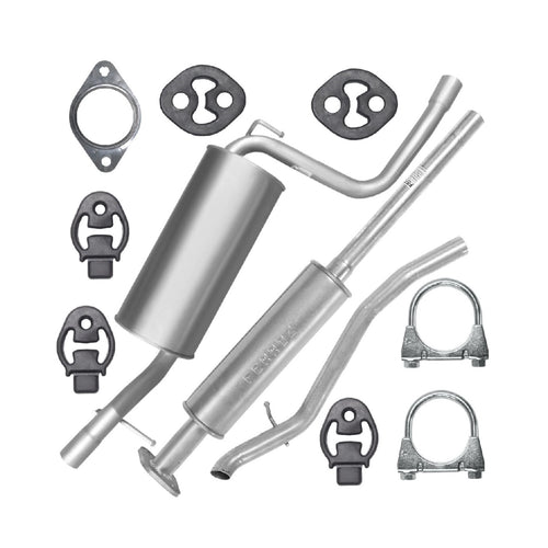 Auspuffanlage Schalldämpferset Auspuff für Ford Focus 2 II MK2 (09.2004-09.2011) 1.6i Cabrio_1
