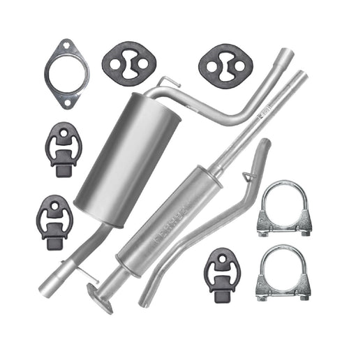 Auspuffanlage Schalldämpferset Auspuff für Ford Focus 2 II MK2 (09.2004-09.2011) 1.4i 1.6i Kombi_1