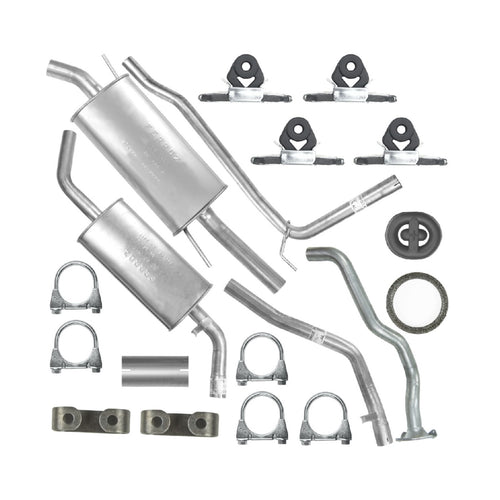 Auspuffanlage Schalldämpferset Auspuff für Volkswagen Transporter T4 (09.1990-12.1995) 1.9 D Pritsche SWB (2920mm)_1