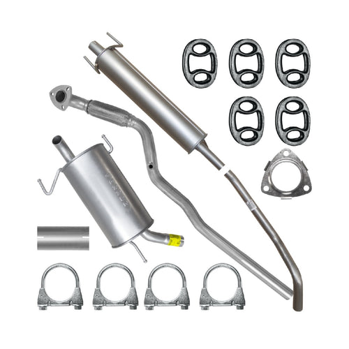 Auspuffanlage Schalldämpferset Auspuff für Opel Corsa 3 III C (09.2000-12.2006) 1.4 Fließheck_1