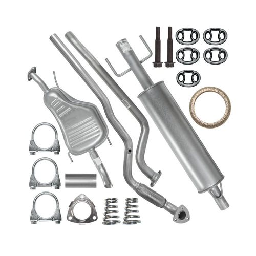 Auspuffanlage Schalldämpferset Auspuff für Opel Astra 2 II G (03.1998-12.2009) 1.4i 1.6i Limousine_1