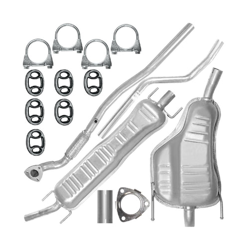 Auspuffanlage Schalldämpferset Auspuff für Opel Astra 3 III H (03.2004-12.2010) 1.6i Kombi Caravan_1