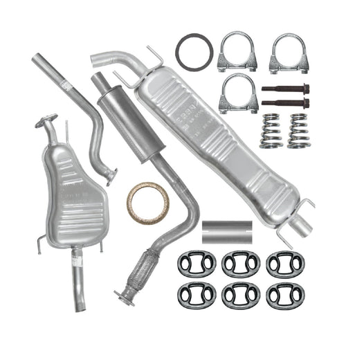 Auspuffanlage Schalldämpferset Auspuff für Opel Astra 2 II G (03.1998-12.2009) 2.0 DTI 2.2 DTI Limousine_1