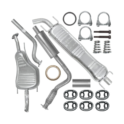 Auspuffanlage Schalldämpferset Auspuff für Opel Astra 2 II G (03.1998-12.2009) 2.0 DI 2.2 DTI Kombi Caravan_1