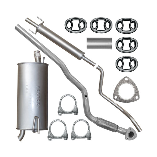 Auspuffanlage Schalldämpferset Auspuff für Opel Meriva 1 I A (01.2003-05.2010) 1.6i Van_1