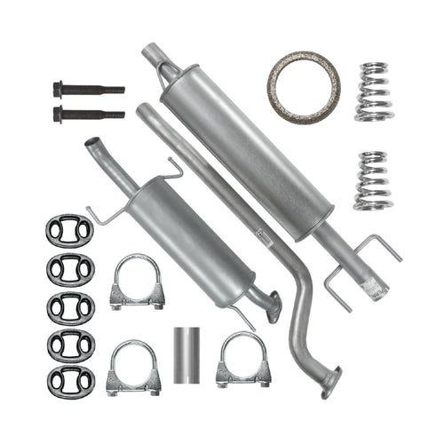 Auspuffanlage Schalldämpferset Auspuff für Opel Astra 2 II G (03.1998-12.2009) 1.4i 1.6i Fließheck_1