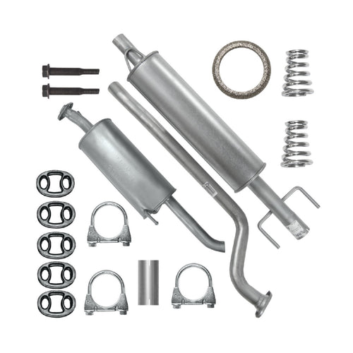 Auspuffanlage Schalldämpferset Auspuff für Opel Astra 2 II G (03.1998-12.2009) 1.4i 1.6i Limousine_1