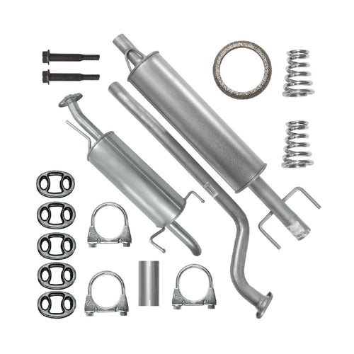 Auspuffanlage Schalldämpferset Auspuff für Opel Astra 2 II G (03.1998-12.2009) 1.4i 1.6i Kombi Caravan_1