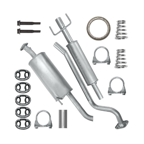 Auspuffanlage Schalldämpferset Auspuff für Opel Astra 2 II G (03.1998-12.2009) 1.7 TD 1.7 DTI Limousine_1