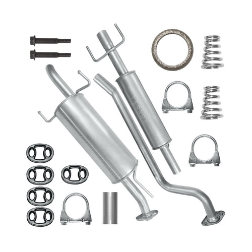 Auspuffanlage Schalldämpferset Auspuff für Opel Astra 2 II G (03.1998-12.2009) 1.7 TD 1.7 DTI Kombi Caravan_1