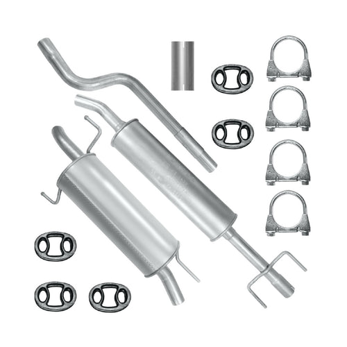 Auspuffanlage Schalldämpferset Auspuff für Opel Astra 2 II G (03.1998-12.2009) 1.4i Fließheck_1