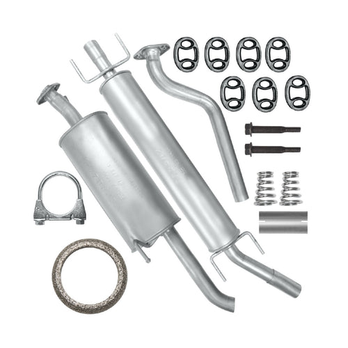 Auspuffanlage Schalldämpferset Auspuff für Opel Astra 2 II G (03.1998-12.2009) 1.6i 1.8 2.0i Limousine_1