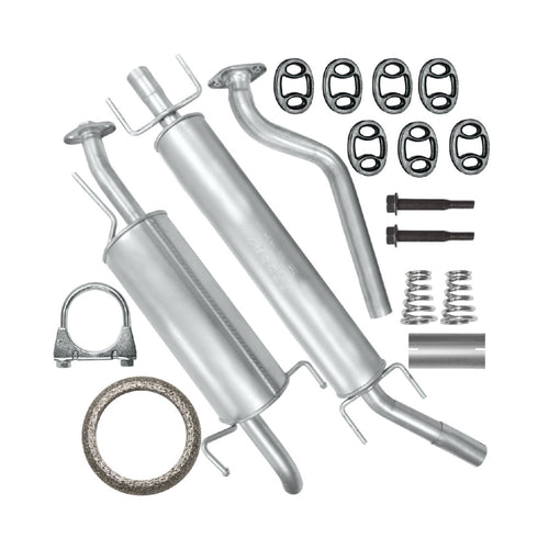 Auspuffanlage Schalldämpferset Auspuff für Opel Astra 2 II G (03.1998-12.2009) 1.6i 1.8 2.0i Kombi Caravan_1