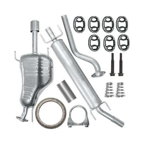 Auspuffanlage Schalldämpferset Auspuff für Opel Astra 2 II G (03.1998-12.2009) 1.6i 1.8 2.0i Cabrio, Coupe_1