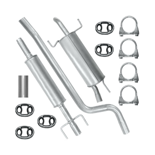 Auspuffanlage Schalldämpferset Auspuff für Opel Astra 2 II G (03.1998-12.2009) 1.7 DTI Fließheck_1