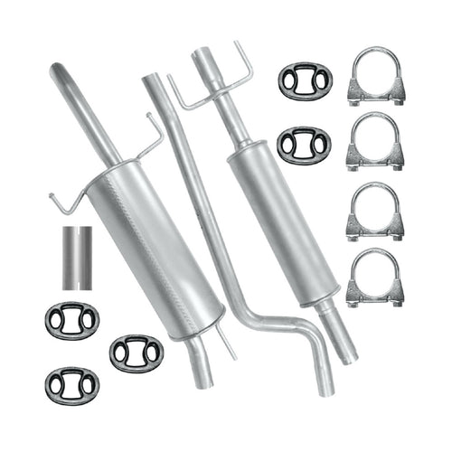 Auspuffanlage Schalldämpferset Auspuff für Opel Astra 2 II G (03.1998-12.2009) 1.7 DTI Limousine_1