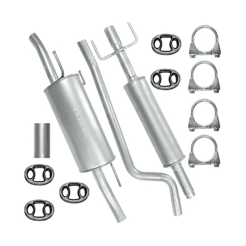 Auspuffanlage Schalldämpferset Auspuff für Opel Astra 2 II G (03.1998-12.2009) 1.7 DTI Kombi Caravan_1