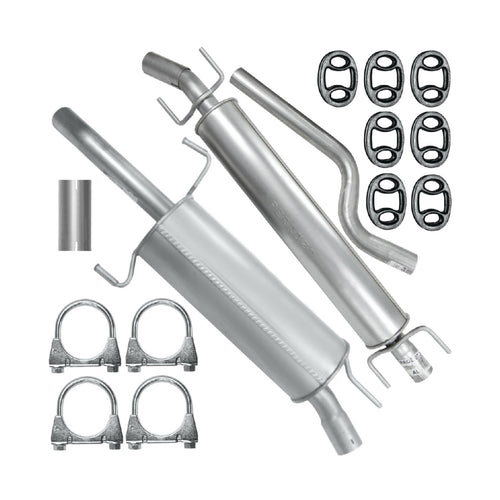 Auspuffanlage Schalldämpferset Auspuff für Opel Astra 2 II G (03.1998-12.2009) 2.0 DI 2.0 DTI 2.2 DTI Limousine_1