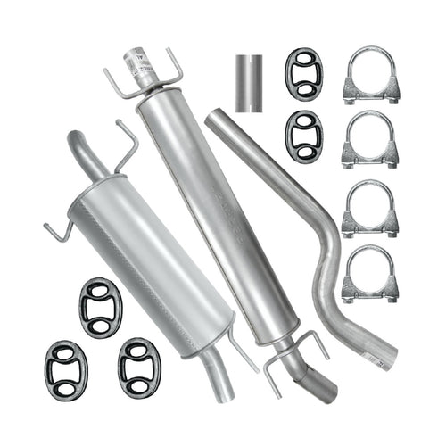 Auspuffanlage Schalldämpferset Auspuff für Opel Astra 2 II G (03.1998-12.2009) 1.4i 1.6i Fließheck_1