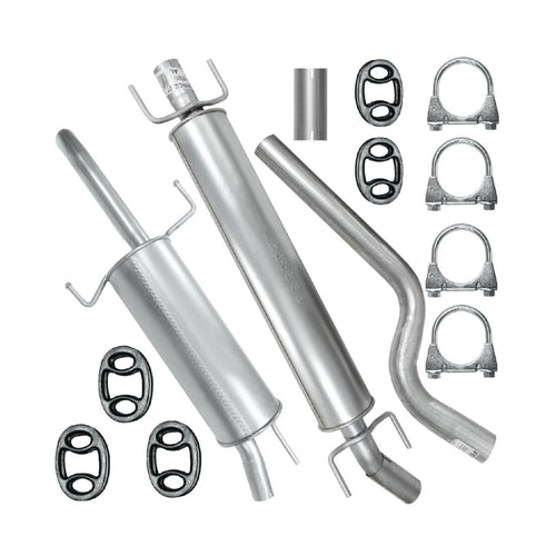 Auspuffanlage Schalldämpferset Auspuff für Opel Astra 2 II G (03.1998-12.2009) 1.4i 1.6i Limousine_1
