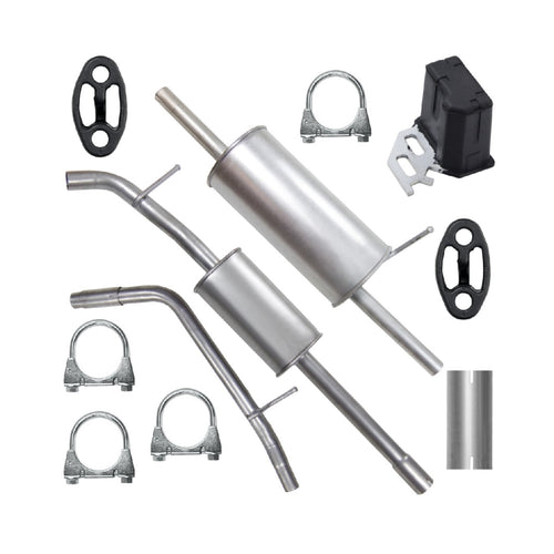 Auspuffanlage Schalldämpferset Auspuff für Dacia Logan 1 I (12.2003-12.2012) 1.4 1.6 Limousine_1
