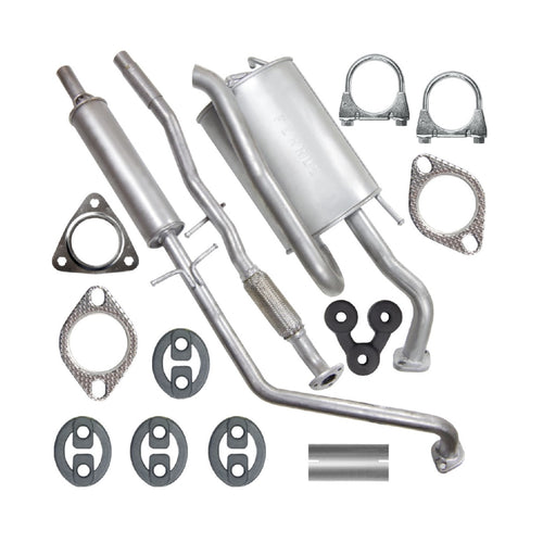 Auspuffanlage Schalldämpferset Auspuff für Chevrolet Spark 1 I M150 M300 (09.2000-10.2016) 0.8 1.0 Fließheck_1