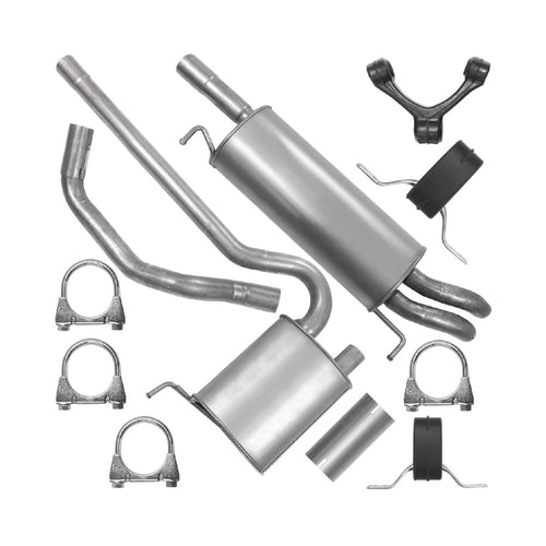 Auspuffanlage Schalldämpferset Auspuff für Volkswagen Passat B5 (10.2000-06.2005) 1.9 TDI Kombi Variant, Limousine_1