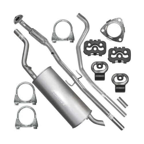 Auspuffanlage Schalldämpferset Auspuff für Opel Corsa 4 IV D (07.2006-12.2014) 1.2 Fließheck_1