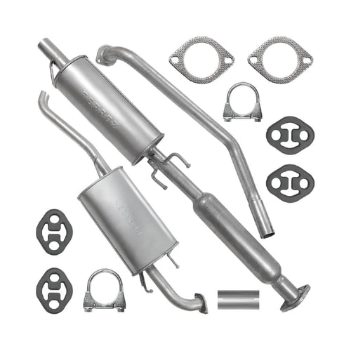 Auspuffanlage Schalldämpferset Auspuff für Chevrolet Aveo 1 I (04.2008-12.2011) 1.4 Limousine_1