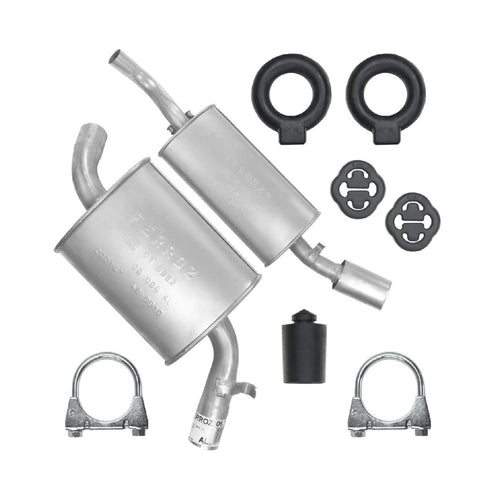 Auspuffanlage Schalldämpferset Auspuff für Volkswagen Golf 2 II (01.1983-12.1992) 1.8 GTI Fließheck_1