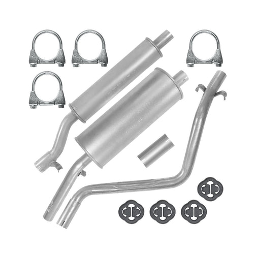 Auspuffanlage Schalldämpferset Auspuff für Volkswagen Golf 1 I (04.1974-02.1984) 1.6 Fließheck_1