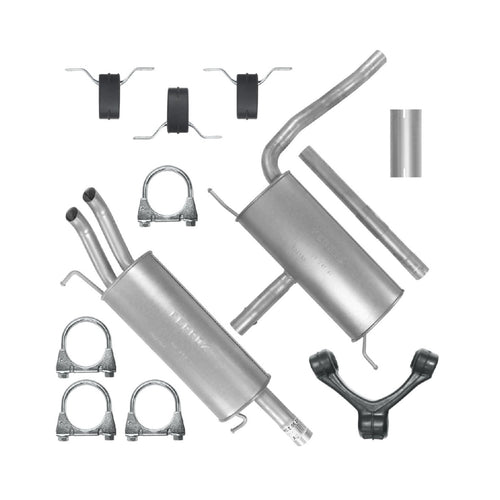 Auspuffanlage Schalldämpferset Auspuff für Volkswagen Passat B5 (10.2000-06.2005) 2.0i Kombi Variant, Limousine_1