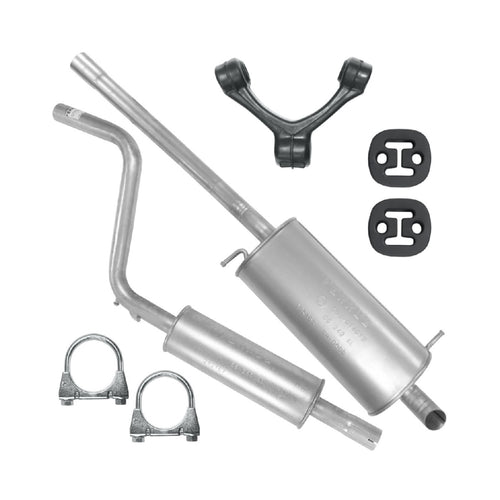 Auspuffanlage Schalldämpferset Auspuff für Volkswagen Caddy 3 III 2K (04.2004-05.2015) 1.6i Van_1