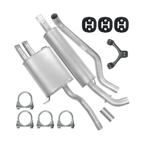 Auspuffanlage Schalldämpferset Auspuff für Volkswagen Passat B6 (03.2005-10.2011) 1.9 TDI 2.0 TDI Kombi Variant, Limousine_1